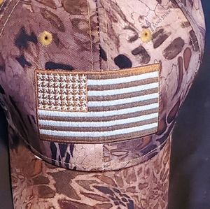USA American Flag Kryptek camo Hunting Hat